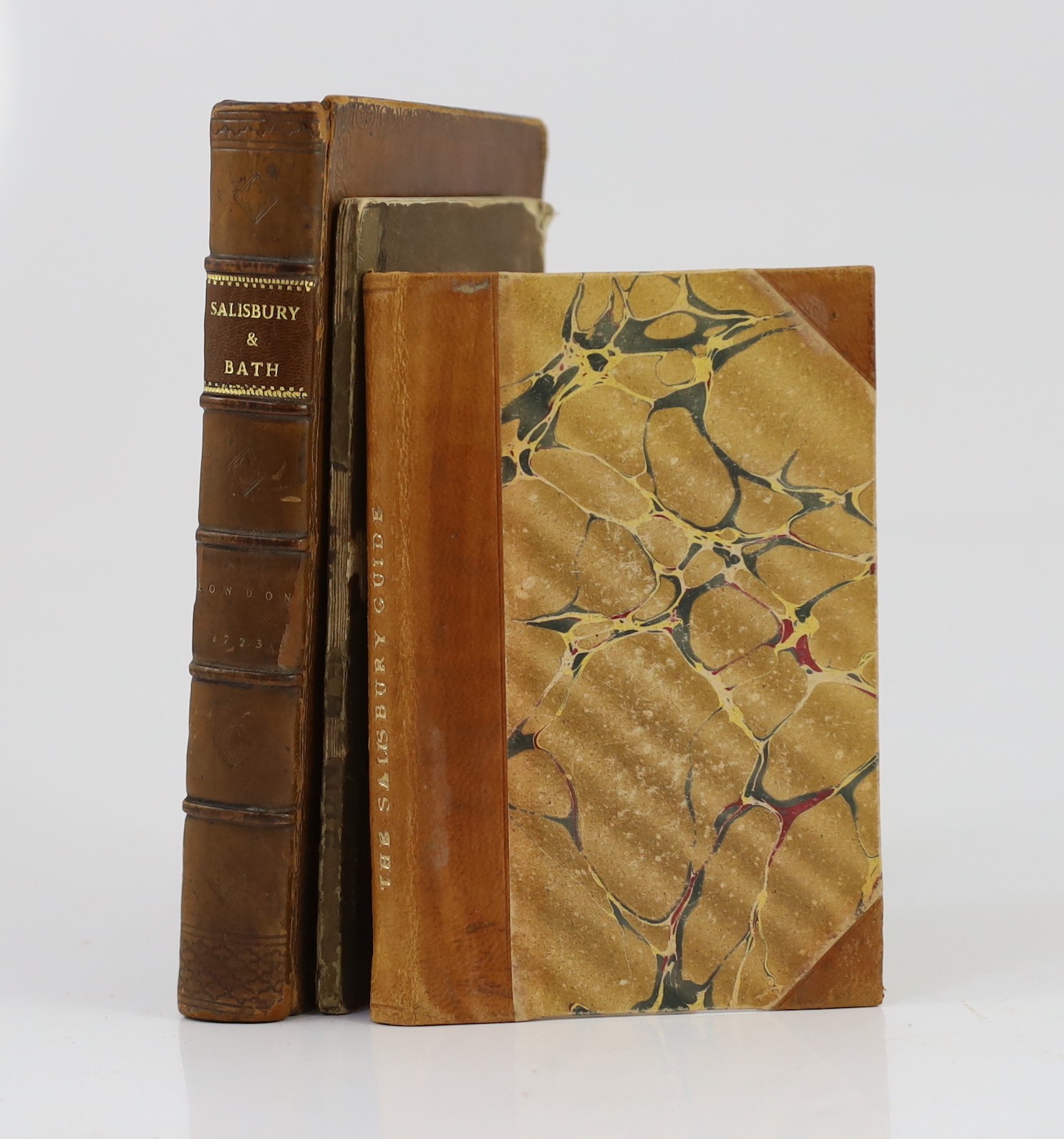 WILTS: The Salisbury Guide ... the Antiquities of Old Sarum, and of ... the City of New Sarum ... 3rd edition, corrected and considerably enlarged. half title, rebound half calf and marbled boards